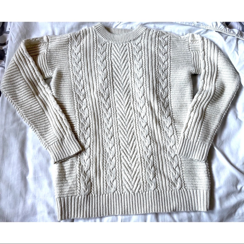 Uniqlo Wool Cableknit Sweater